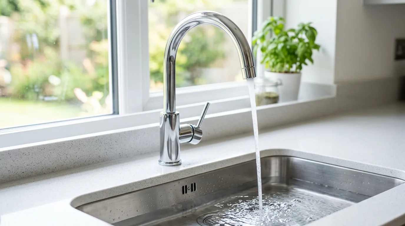 Local Plumbing Master Pros same day plumber fixing a faucet in Warren, IN